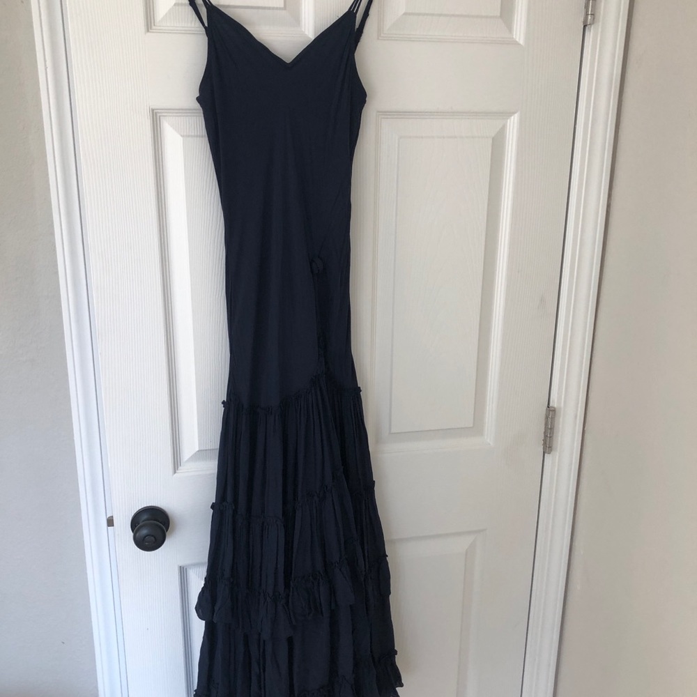Free People Navy Blue Summer Dress
